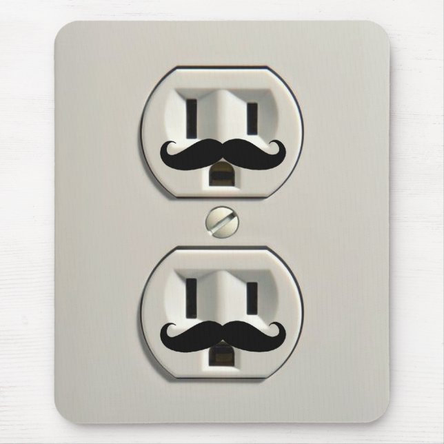 Mousepad Tomada de poder do bigode (Frente)