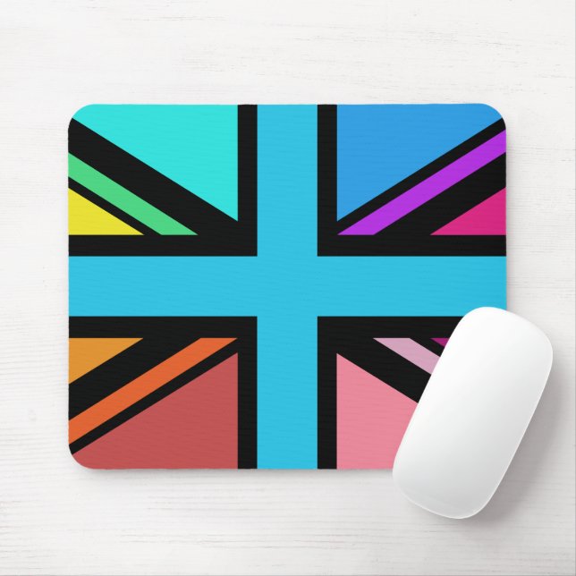 Mousepad Tomada de União/Sinalizador multicolorido+Design p (Com mouse)