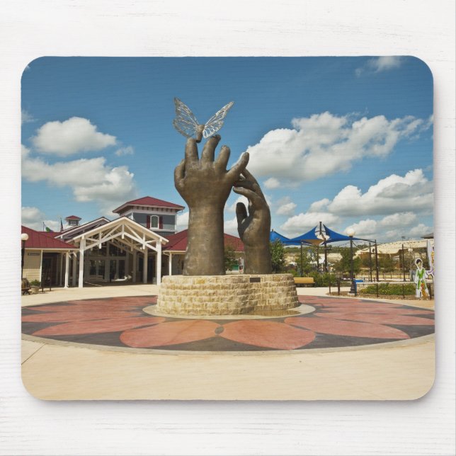 Mousepad Tomando escultura de voo (Frente)