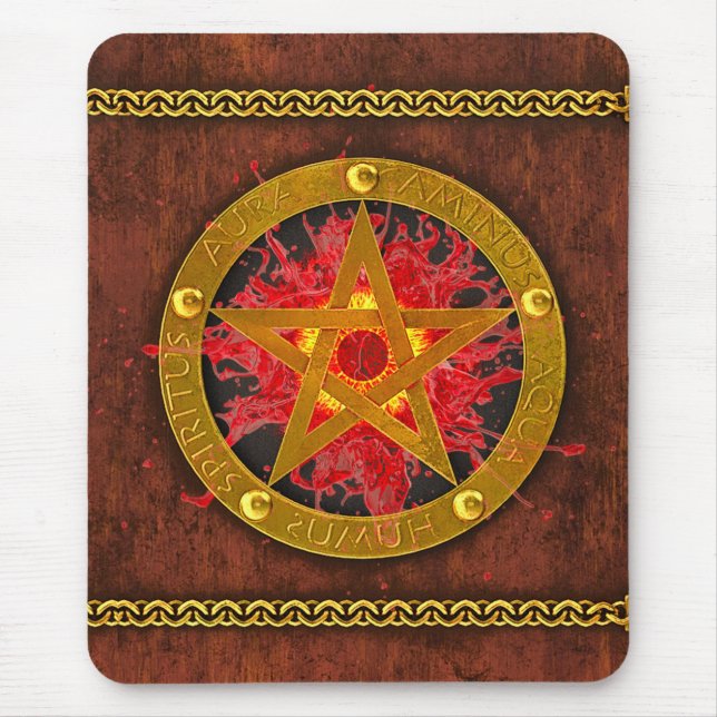 Mousepad Tomo Místico Antigo de Feitiços Mágicos & Poções I (Frente)