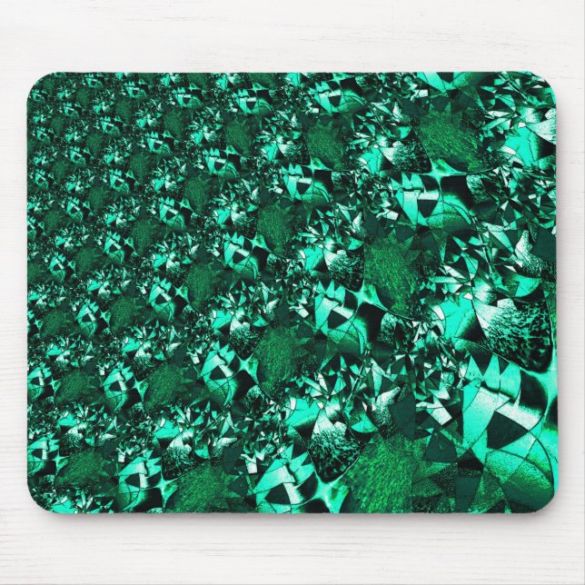 Mousepad Tonalidades verdes brilhantes e semelhantes a grav (Frente)