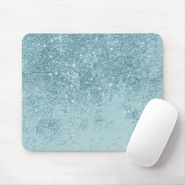 Mousepad Tons de cinza com brilho abstrato moderno (Com mouse)