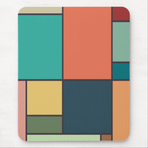 Mousepad Tons Retroativos Geométricos de Abstrato de Estilo