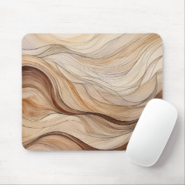Mousepad Tons Terrosos Boho Linhas Modernas Fluídas