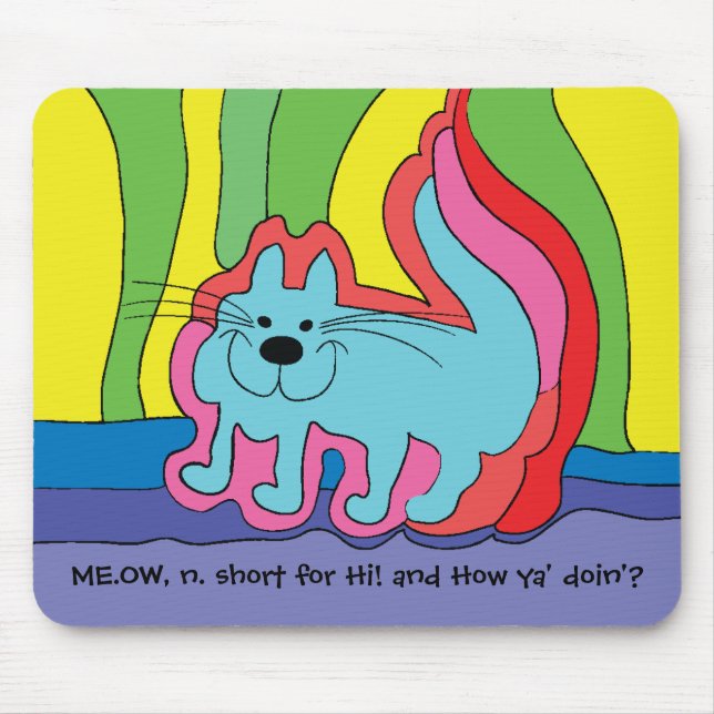 Mousepad "Toon/MEOW Hi" (Frente)