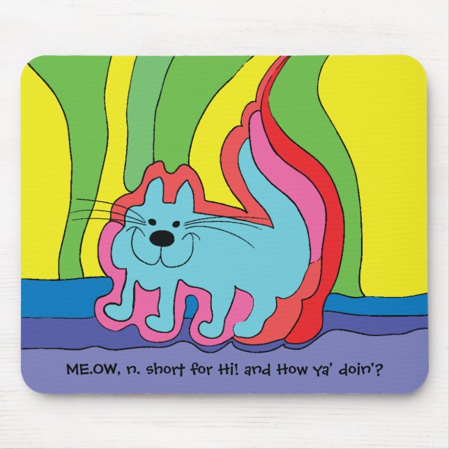 Mousepad "Toon/MEOW Hi" (Frente)