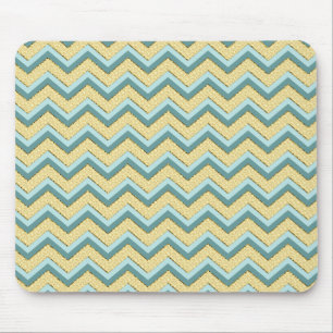 Mousepad Topaz Glitter Chevron Pattern