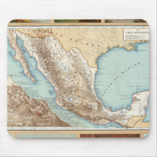 Mousepad Topografia do México