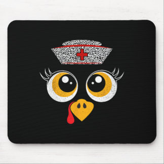 Mousepad Tops de Limpeza de Ação de Graças Mulheres Rosto d