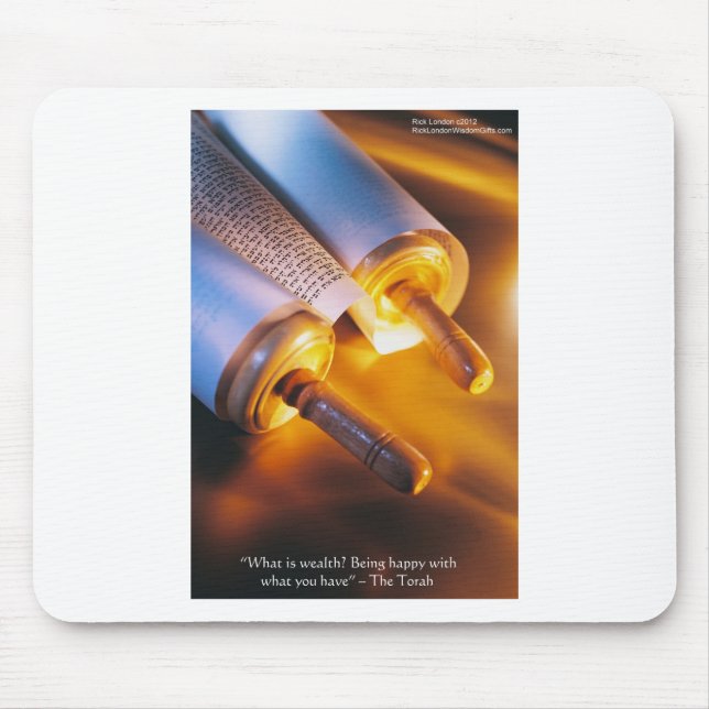 Mousepad Torah Wisdom (Riqueza/Felicidade) Presentes, Lagoa (Frente)