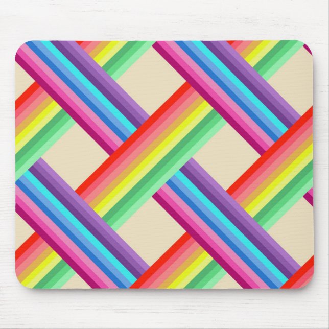 Mousepad Torção do Arco-íris (Frente)
