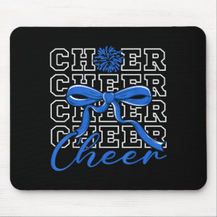 Mousepad Torcida Grito Azul Coquete Laço Cheerleader F