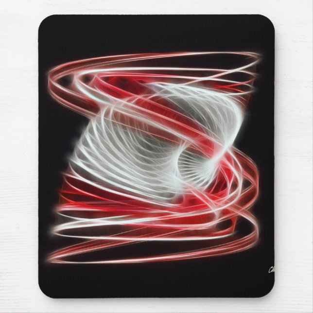 Mousepad Torcido 1 vermelho (Frente)