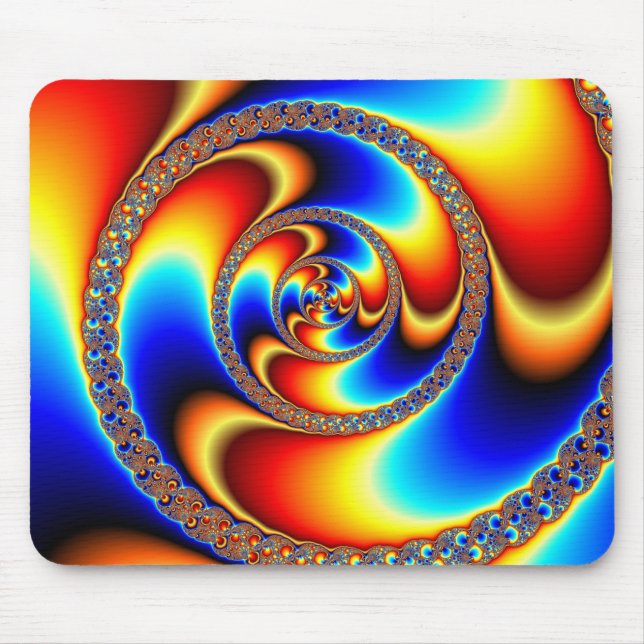 Mousepad Torcido - Pasta de Mão Fractal (Frente)