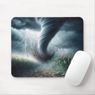 Mousepad Tornado em um milharal do Meio-Oeste americano