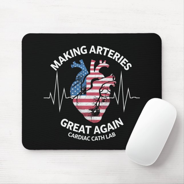 Mousepad Tornando as Artérias Grandes Novamente Laboratório (Com mouse)