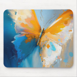 Mousepad Tornando-se Luz – Borboleta Abstrata em Movimento