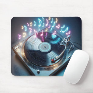 Mousepad Tornável Com Notas De Neon