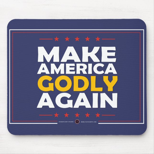 Mousepad Torne a América Deus de novo (Frente)