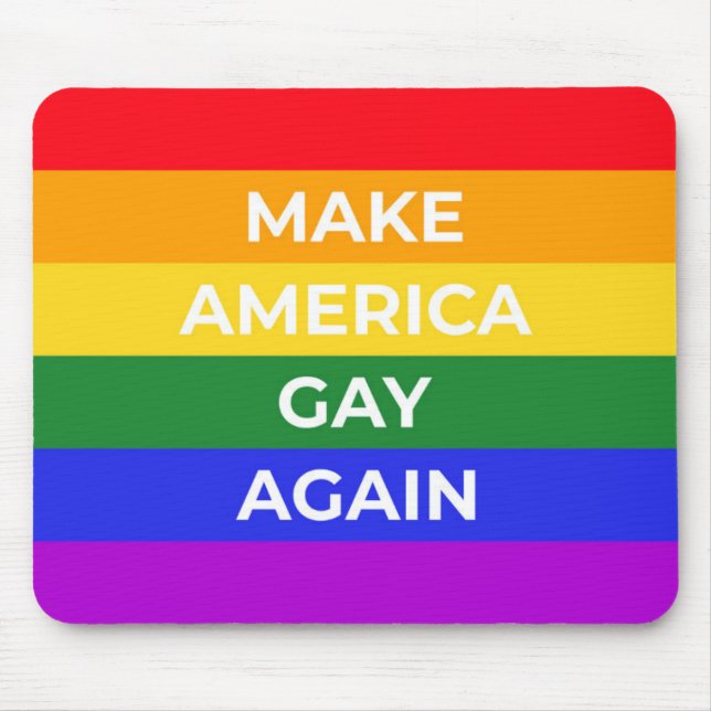 Mousepad Torne a América Gay de novo (Frente)