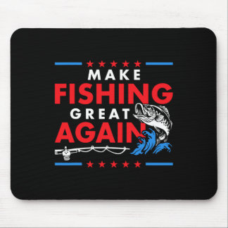 Mousepad Torne a Pesca Grande Novamente Funny Fisherman Fis