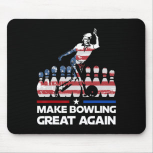 Mousepad Torne o Boliche Grande Novamente Engraçado Trump B