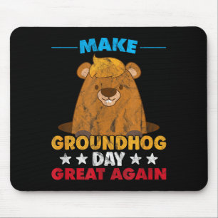 Mousepad Torne o Dia da Marmota Grande Novamente Marmota So