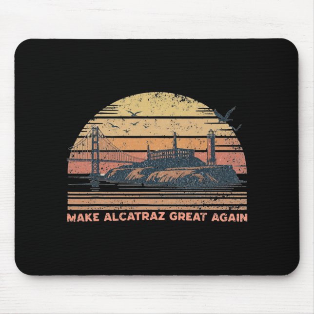 Mousepad Torne O Excelente Alcatraz Novamente Engraçado Tru (Frente)