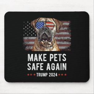 Mousepad Torne os animais seguros novamente, Bullmastiff Do