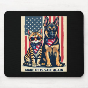 Mousepad Torne Os Animais Seguros Novamente Os Gatos De Tru