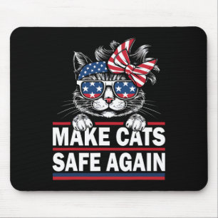 Mousepad Torne Os Gatos Seguros Novamente Engraçados Ao Inv