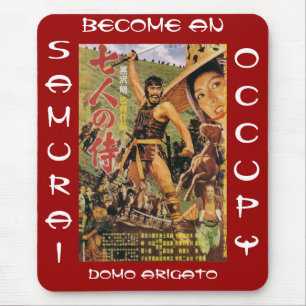 MOUSEPAD TORNE-SE UM ARIGATO DE DOMO SAMURAI OCCUPY