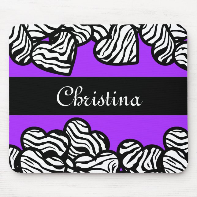Mousepad Tornozelo de zebra (Frente)