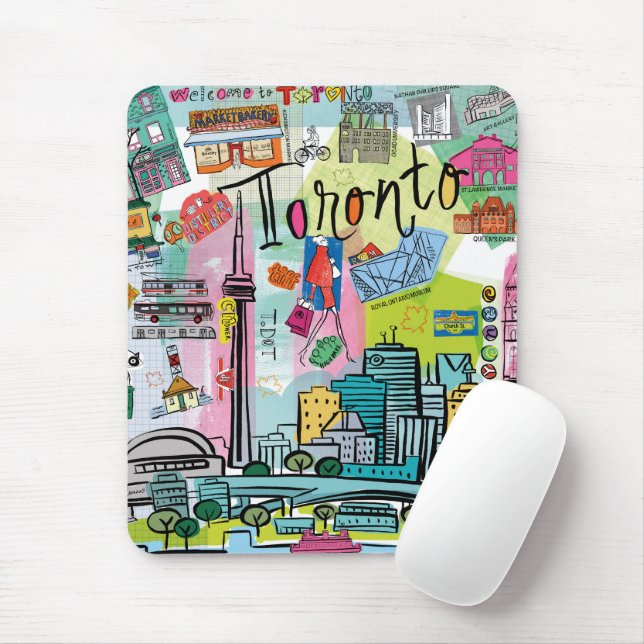 Mousepad Toronto, Canadá (Com mouse)