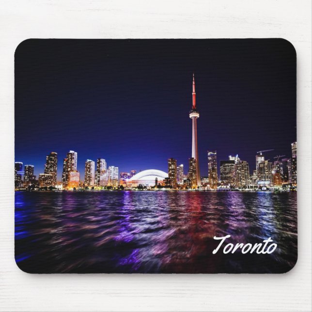 Mousepad Toronto em a noite (Frente)