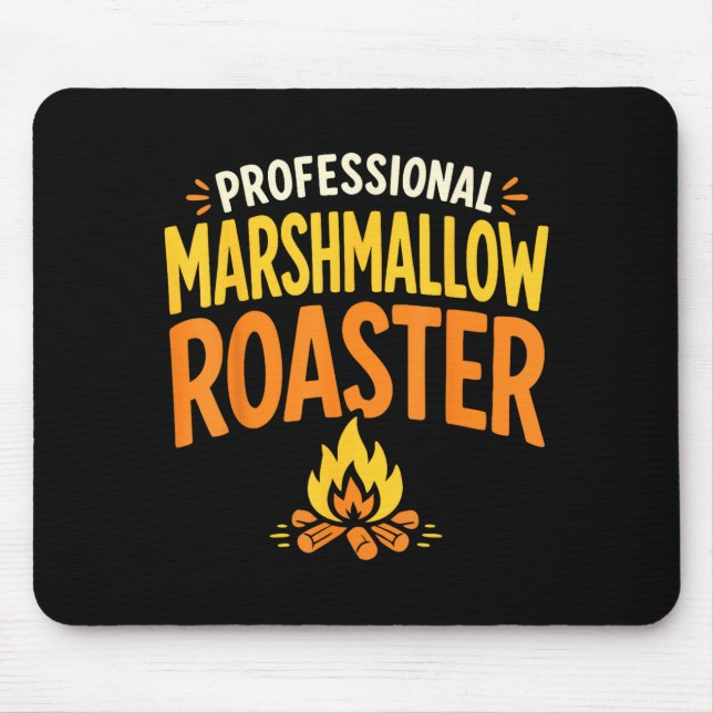 Mousepad Torrador de marshmallow fogueira  (Frente)