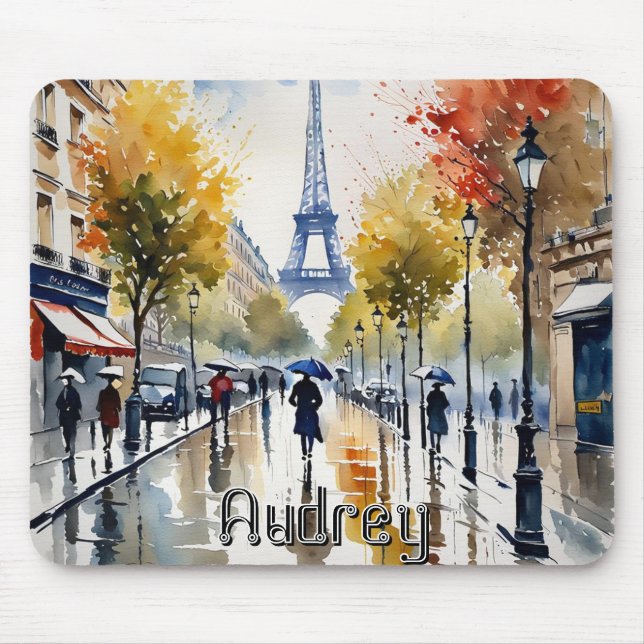 Mousepad Torre Blvd Eiffel de Paris Personalizada (Frente)