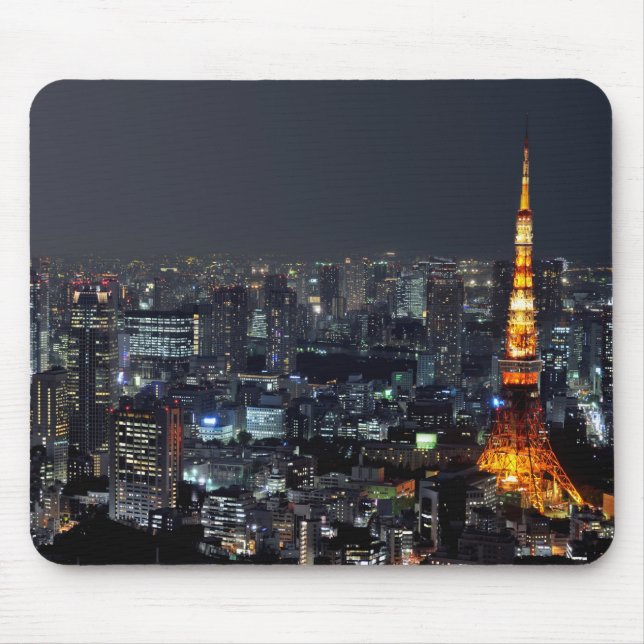 Mousepad Torre de Tóquio por Noite: (Frente)