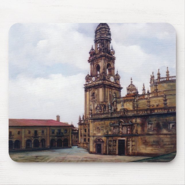 Mousepad Torre del Reloj (Santiago de Compostela). A Corunh (Frente)