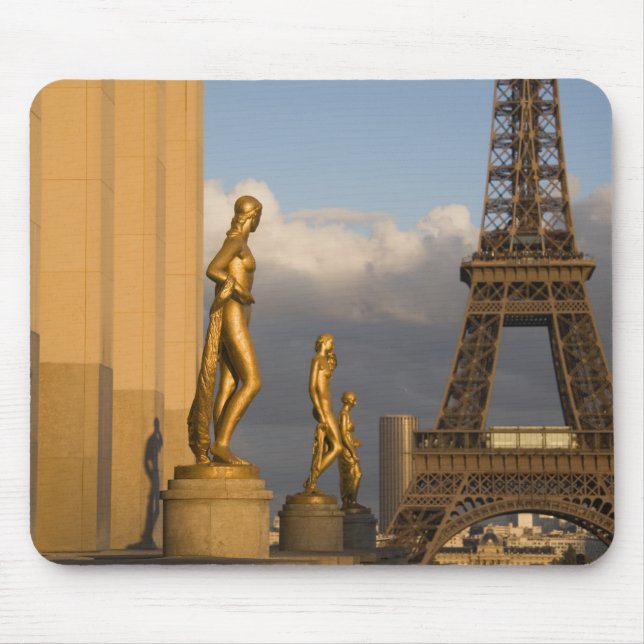 Mousepad Torre Eiffel do Palais de Chaillot, Paris, (Frente)