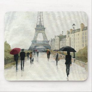 Mousepad Torre Eiffel Paris na chuva