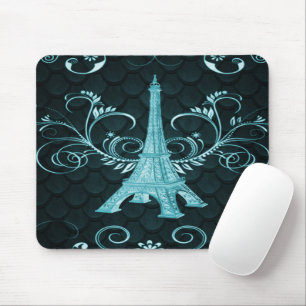Mousepad Torre Eiffel Tela Floral