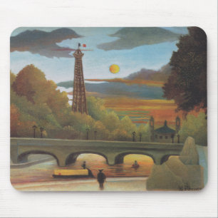 Mousepad Torre Sena e Eiffel no Sol (Paris, França)