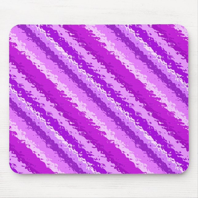 Mousepad Torres de vidro - tons roxos de ametista (Frente)