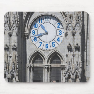 Mousepad Torres do relógio na Basílica Nacional, Equador