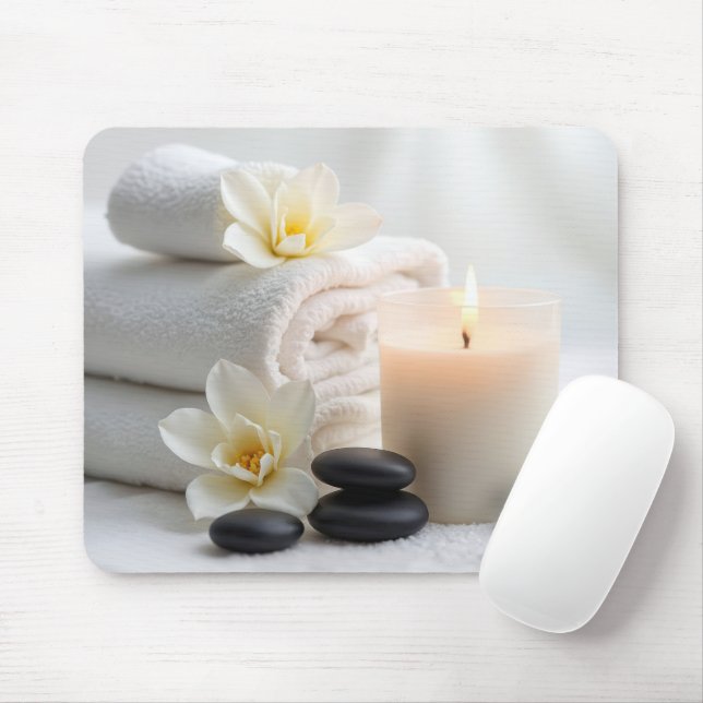 Mousepad Torres Spa e Magnolia Blossoms (Com mouse)