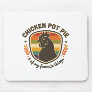 Mousepad Torta De Frango 3 De Minhas Coisas Favoritas 