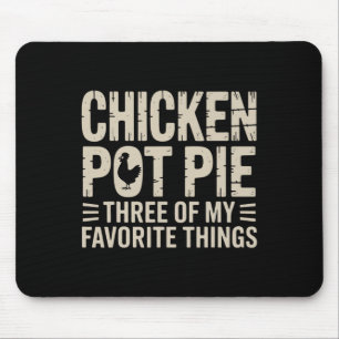 Mousepad Torta De Frango Engraçada Humor Retro Comida Sarcá