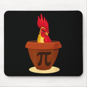 Mousepad Torta Engraçada De Pote De Frango - Camisa Do Dia 