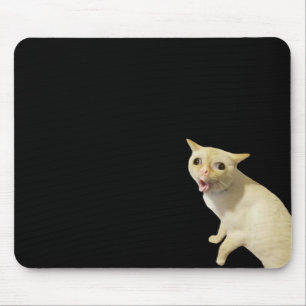 Mousepad Tosse o Suporte do Rato para Memes de Gato